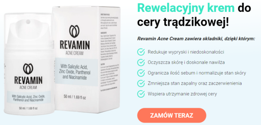 Revamin Acne Cream - gdzie kupić w najlepszej cenie?