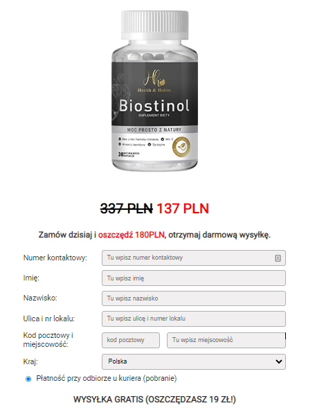 Gdzie mogÄ™ kupiÄ‡ Biostinol w najlepszej cenie?
